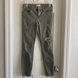 RSQ olive color jeans